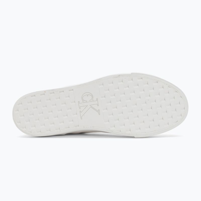 Calvin Klein női tornacipő YW0YW01764 Vulc Flatform Mid Cv Mg tripla világos fehér 4