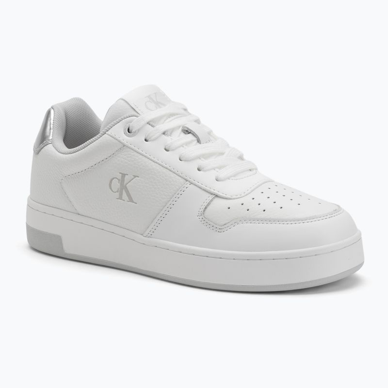 Calvin Klein női cipő YW0YW01765 Basket Cupsole Low Mg világos fehér/ezüst