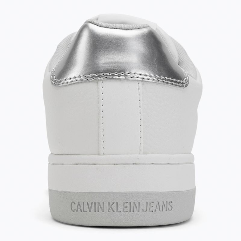 Calvin Klein női cipő YW0YW01765 Basket Cupsole Low Mg világos fehér/ezüst 6