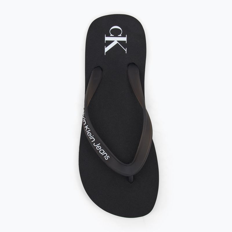 Calvin Klein női flip flop YW0YW01829 Strandszandál átlátszó Tpu fekete 5