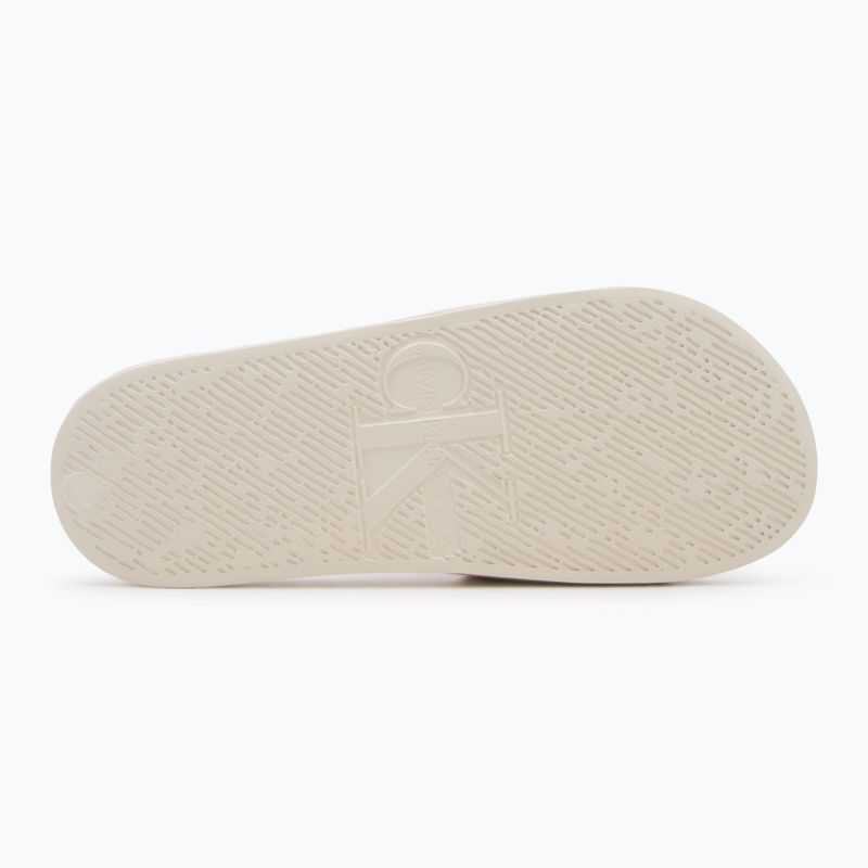 Calvin Klein női flip-flop YW0YW01713 Slide Monogram Hardware teknőc galamb 4
