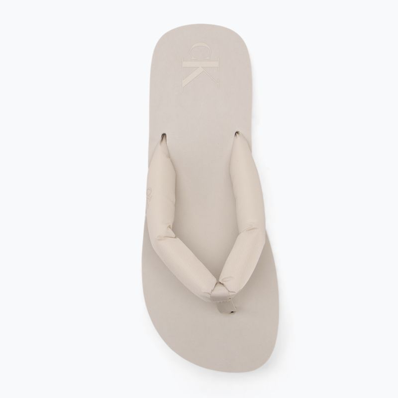 Női Calvin Klein YW0YW01723 Beach Sandal Flatform Ttxr Satin tripla tojáshéj flip flopok 5
