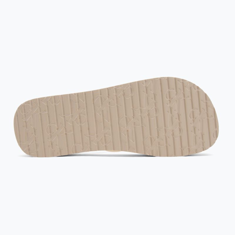 Calvin Klein női flip flopok YW0YW01830 Beach Sandal Flatform Tpu tojáshéj/világos fehér 4