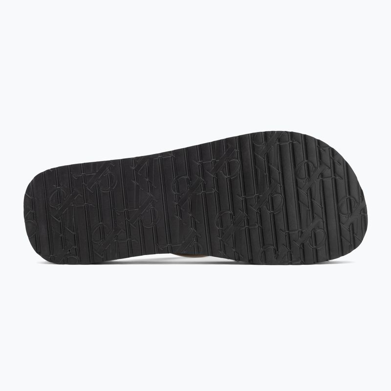 Női Calvin Klein YW0YW01830 Beach Sandal Flatform Tpu fekete/világos fehér flip flopok 4