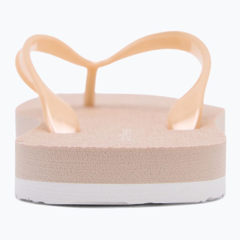 Calvin Klein női flip flop YW0YW01720 Thong+ Tpu Metallic suttogó rózsaszín/világító fehér 6