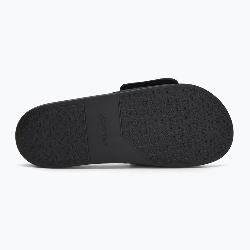 Calvin Klein férfi flip-flop HM0HM01749 Adj Pool Slide vászon flip-flop Logo fekete 4
