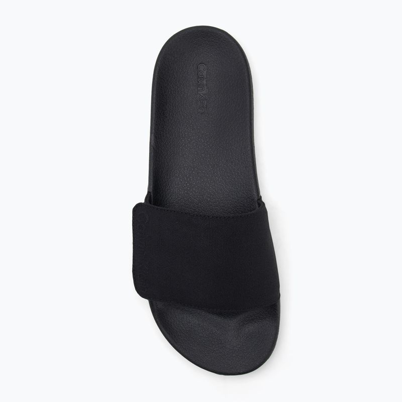 Calvin Klein férfi flip-flop HM0HM01749 Adj Pool Slide vászon flip-flop Logo fekete 5