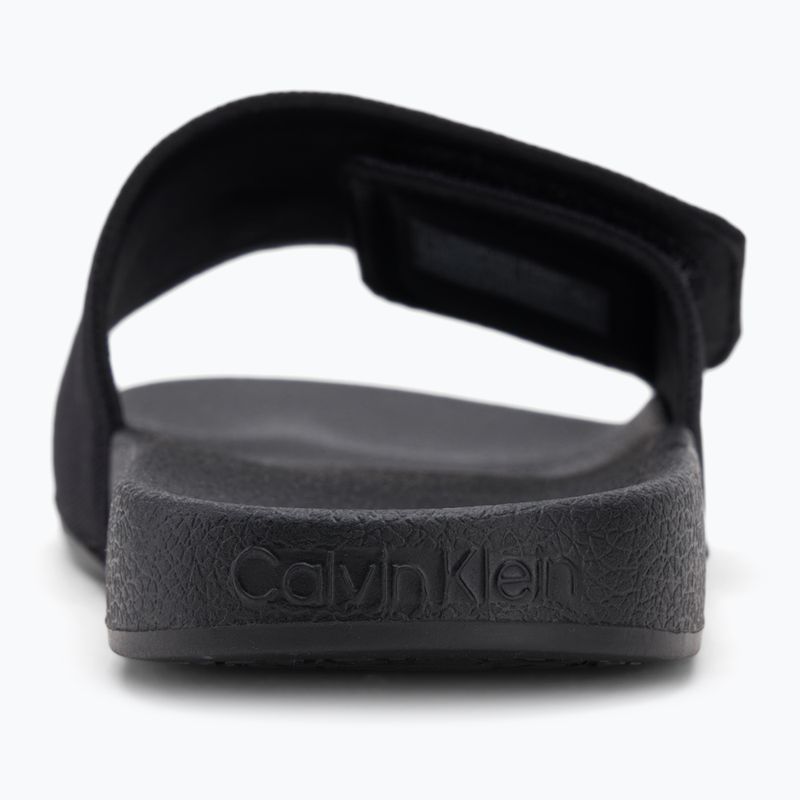 Calvin Klein férfi flip-flop HM0HM01749 Adj Pool Slide vászon flip-flop Logo fekete 6