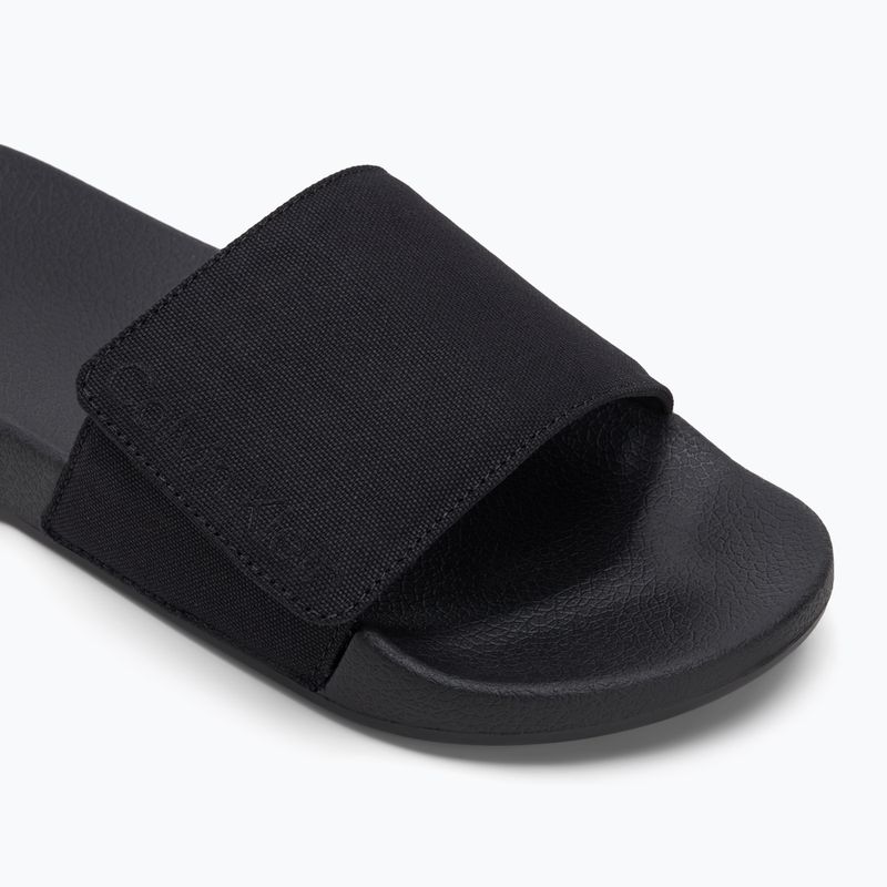 Calvin Klein férfi flip-flop HM0HM01749 Adj Pool Slide vászon flip-flop Logo fekete 7