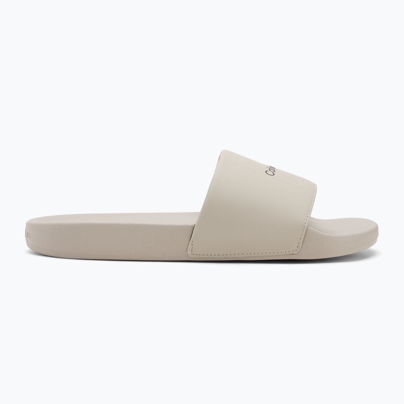 Calvin Klein férfi flip-flop HM0HM01754 Pool Slide Ck Square toll szürke 2