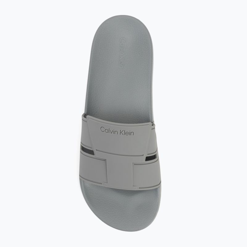 Calvin Klein férfi flip-flop HM0HM01752 Pool Slide Double T gránit út 5