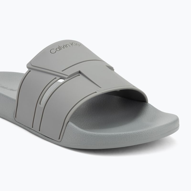 Calvin Klein férfi flip-flop HM0HM01752 Pool Slide Double T gránit út 7