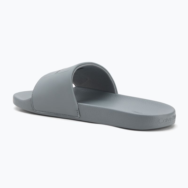 Calvin Klein férfi flip-flop HM0HM01754 Pool Slide Ck Square granit út 3