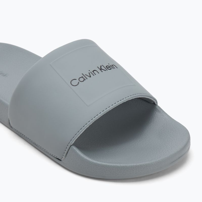 Calvin Klein férfi flip-flop HM0HM01754 Pool Slide Ck Square granit út 7