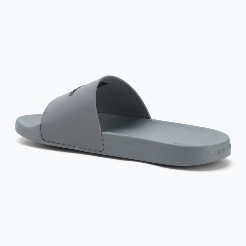 Calvin Klein férfi flip-flop HM0HM00455 Pool Slide csúszda gumi gránit úton 3