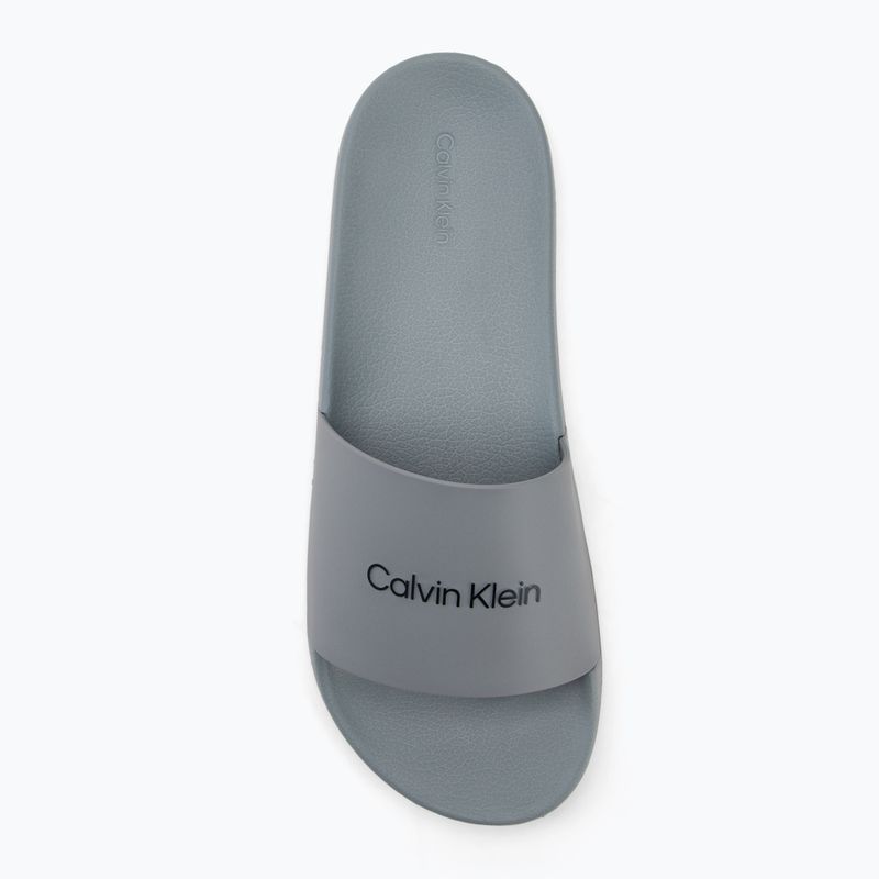 Calvin Klein férfi flip-flop HM0HM00455 Pool Slide csúszda gumi gránit úton 5