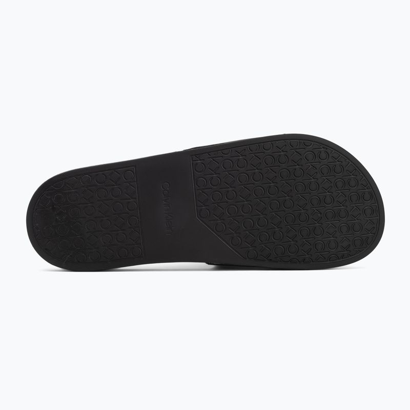 Calvin Klein férfi flip-flopok HM0HM01754 Pool Slide Ck Square fekete 4