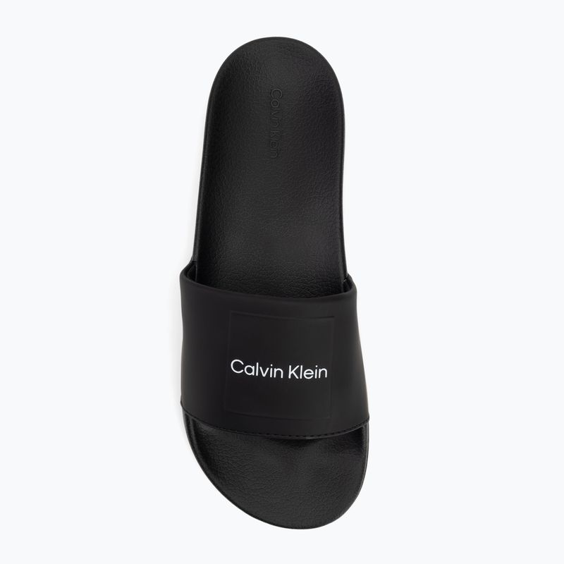 Calvin Klein férfi flip-flopok HM0HM01754 Pool Slide Ck Square fekete 5