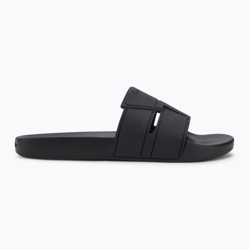 Calvin Klein férfi flip-flopok HM0HM01752 Pool Slide Double T fekete 2