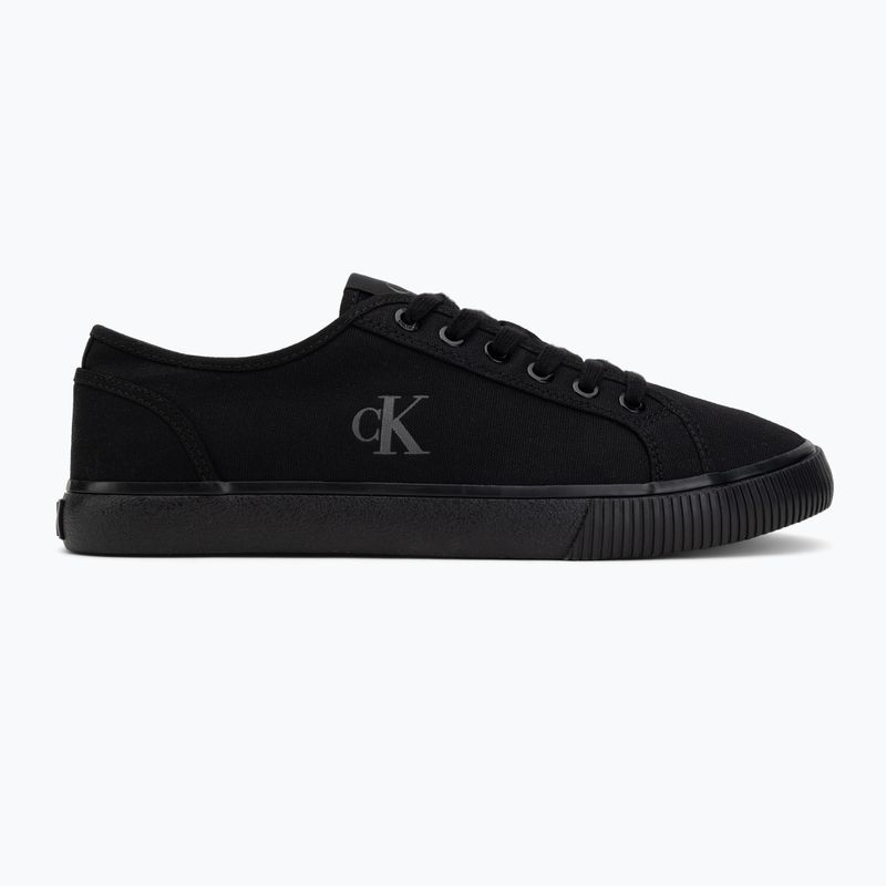 Férfi tornacipő Calvin Klein YM0YM01209 3 Ess Vulc Low Mg Canvas triple black 2