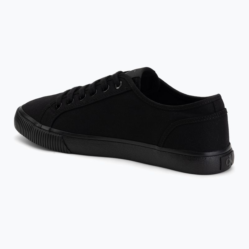 Férfi tornacipő Calvin Klein YM0YM01209 3 Ess Vulc Low Mg Canvas triple black 3