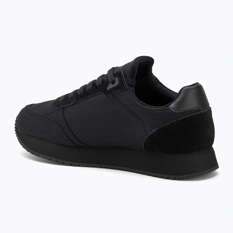 Férfi cipő Calvin Klein YM0YM01217 Runner Sock Laceup Mg Canvas tripla fekete 3