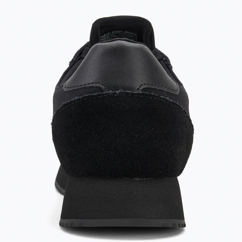 Férfi cipő Calvin Klein YM0YM01217 Runner Sock Laceup Mg Canvas tripla fekete 6