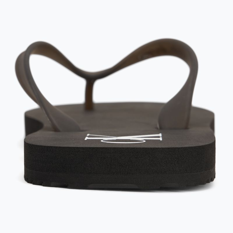 Férfi Calvin Klein YM0YM01267 Tengerparti szandál átlátszó Tpu fekete/világos fehér flip flopok 6