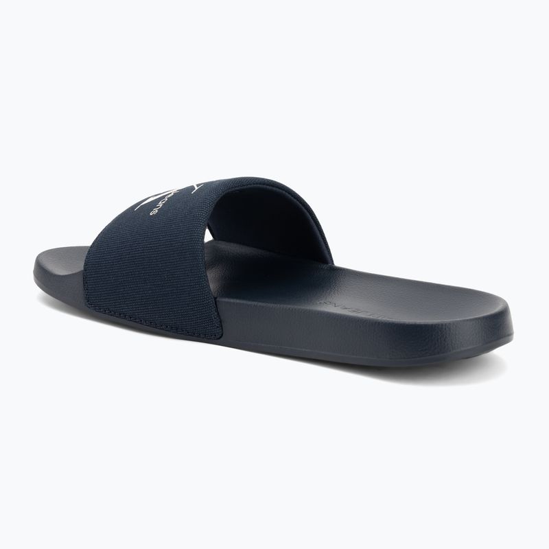 Férfi papucs Calvin Klein YM0YM01271 Slide Monogram Cv triple calvin navy 3