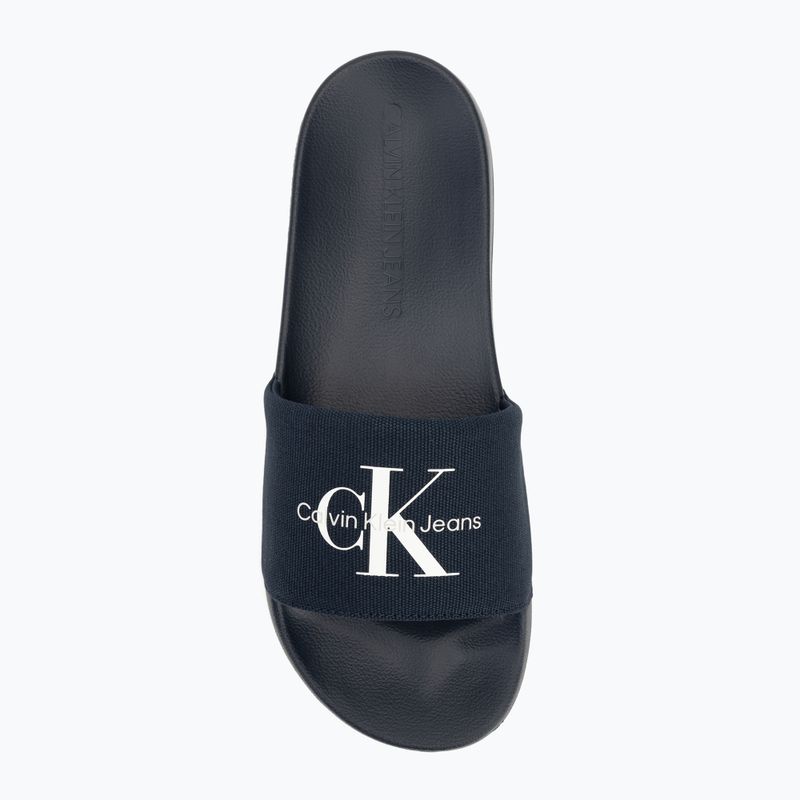 Férfi papucs Calvin Klein YM0YM01271 Slide Monogram Cv triple calvin navy 5