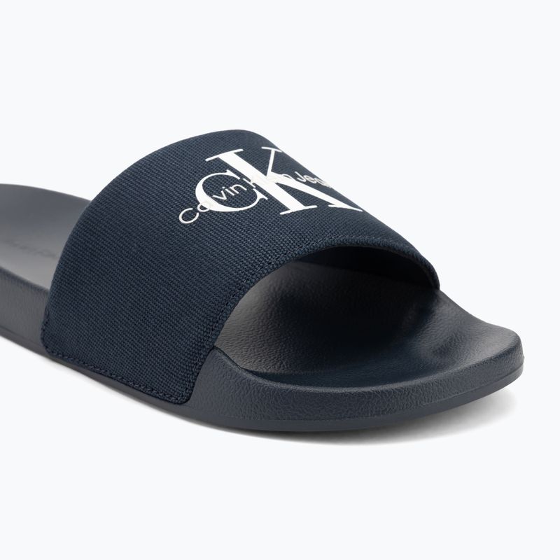 Férfi papucs Calvin Klein YM0YM01271 Slide Monogram Cv triple calvin navy 7