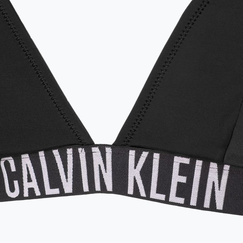 Calvin Klein fürdőruha felső KW0KW02854 Intense Power Triangle-RP pvh fekete 3