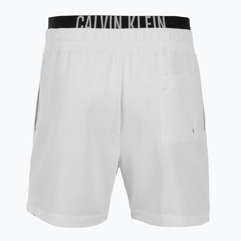 Férfi Calvin Klein KM0KM01093 Intense Power Medium Double WB pvh klasszikus fehér fürdőnadrág 2