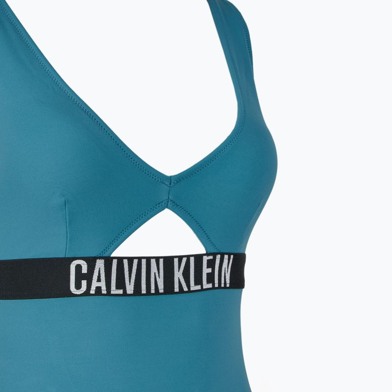 Calvin Klein női fürdőruha KW0KW02746 Intense Power One Piece Fashion Fit vihar kék 3