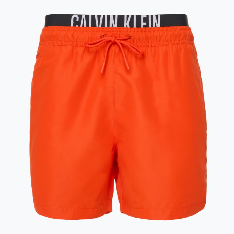 Férfi Calvin Klein KM0KM01093 Intense Power Medium Double WB flamingó chili úszógatya
