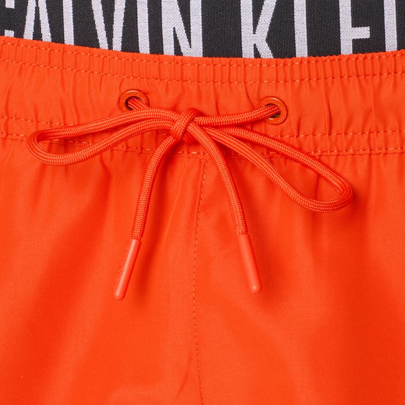 Férfi Calvin Klein KM0KM01093 Intense Power Medium Double WB flamingó chili úszógatya 3