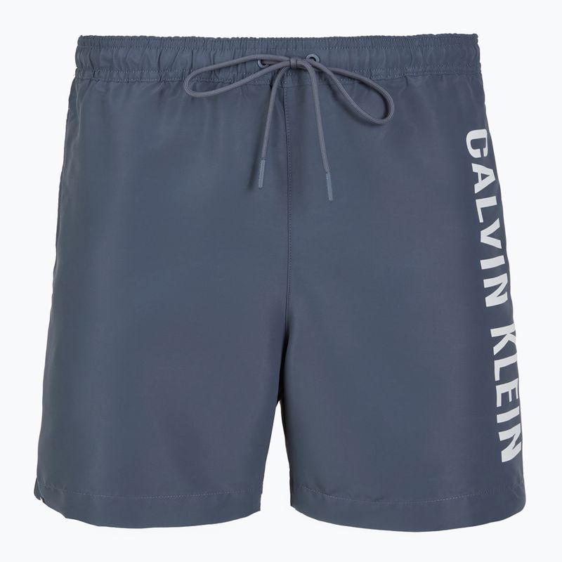 Férfi Calvin Klein fürdőnadrág KM0KM01092 Intense Power Medium Drawstring grisaille