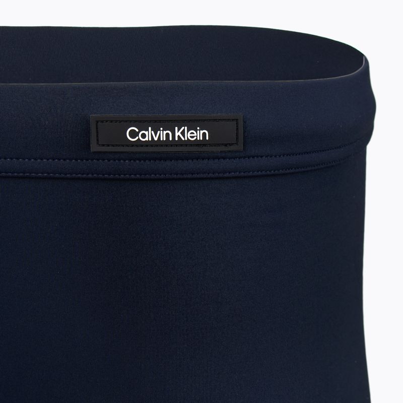 Férfi úszó boxeralsó KM0KM01114 Ck Essentials Trunk sötét zafír 3