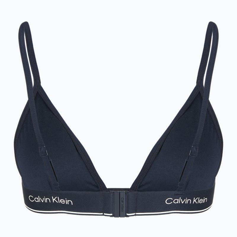 Calvin Klein KW0KW02424 Triangle-RP sötét zafír fürdőruha felső 2