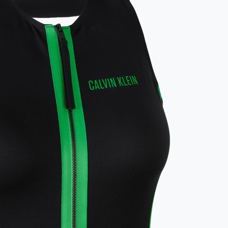 Női egyrészes fürdőruha Calvin Klein KW0KW02849 Intense Power Move Racerback One Piece-RP pvh fekete 3