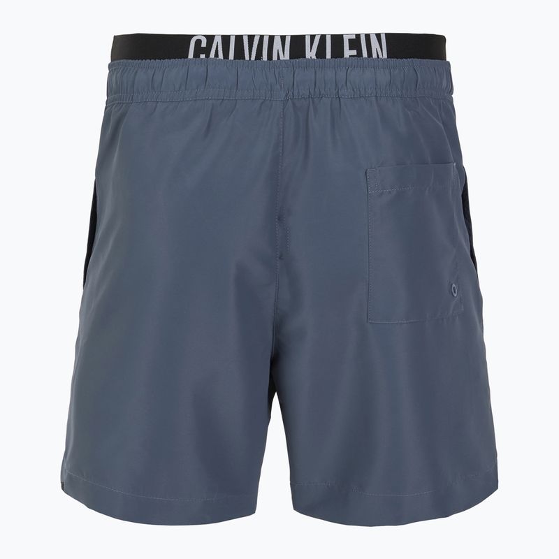 Férfi Calvin Klein KM0KM01093 Intense Power Medium Double WB grisaile fürdőruha 2
