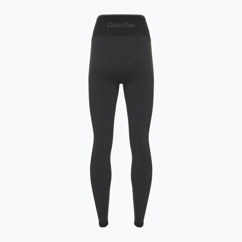 Női leggings Calvin Klein 00GWS4L643 Seamless 7/8 fekete 2