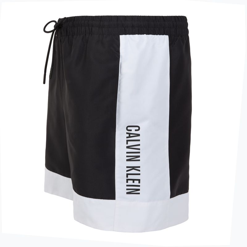 Férfi Calvin Klein KM0KM01095 Intense Power Medium Drawstring Fashion fürdőruha ragyogó fehér 3