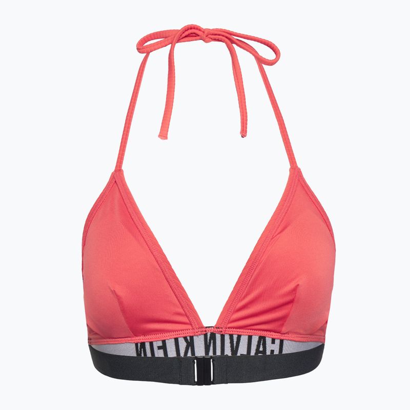Calvin Klein fürdőruha felső KW0KW02750 Intense Power Rib Triangle-RP káprázatos korallszín 2