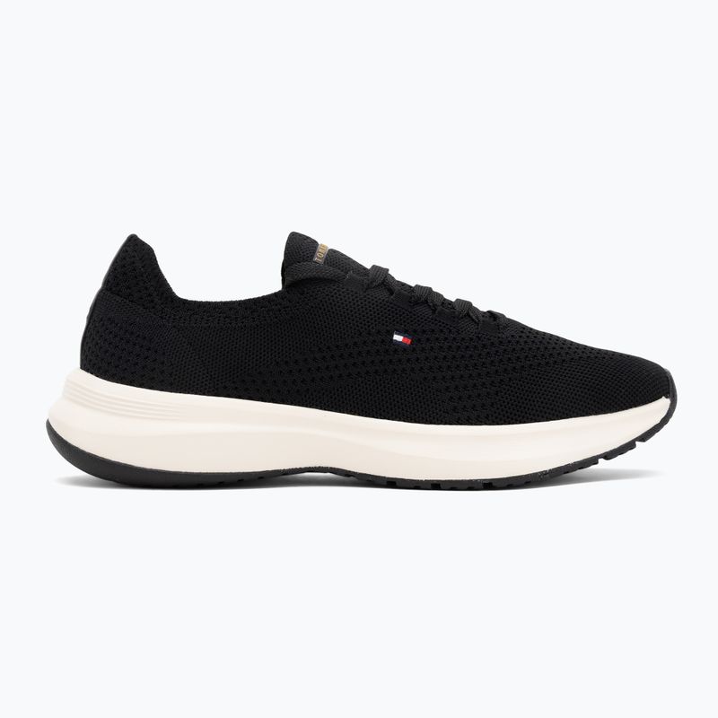 Tommy Hilfiger női Knit Runner fekete cipő 2