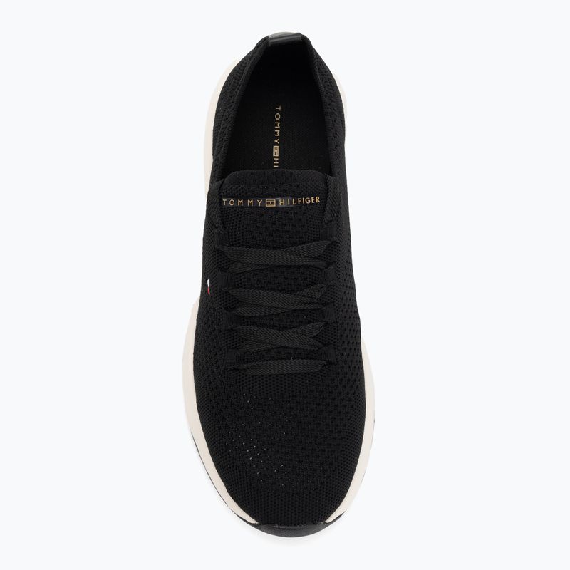 Tommy Hilfiger női Knit Runner fekete cipő 5