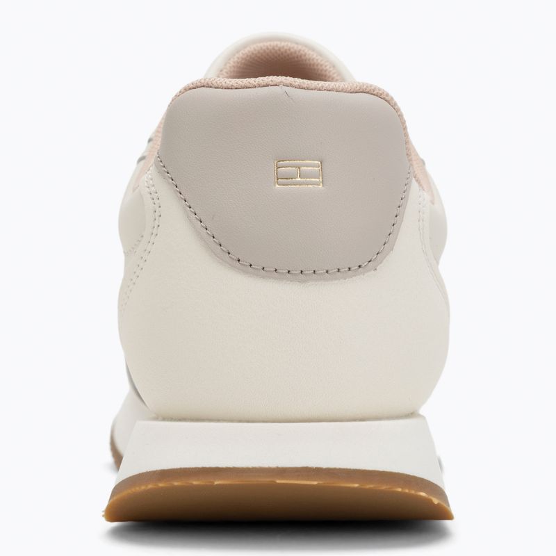 Tommy Hilfiger Leather Runner női cipő elefántcsont szirom/newsprin 6