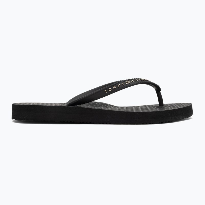 Tommy Hilfiger női flip flops Strap Beach Sandal fekete 2