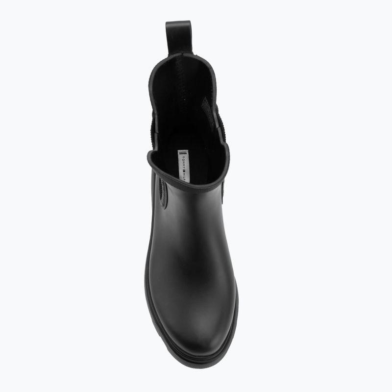 Női gumicsizma Tommy Hilfiger Rubber Flag Cleated space blue 5