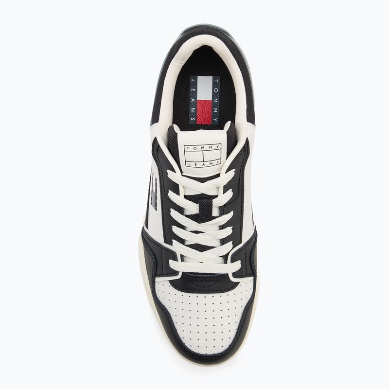 Tommy Jeans Retro Basket férfi cipő fekete 5